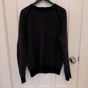 J. Crew Knit Sweater in Medium (Navy/Brown)